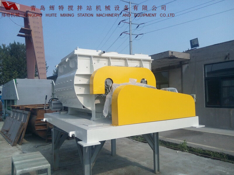 JS750攪拌臂采用偏心式設計，延長使用壽命，青島輝特機械